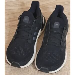Adidas Ultraboost 20 [EF1043] Men Running Shoes Black/Night Metallic-White Sz 7